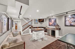 Basement game room