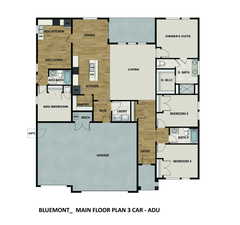 Bluemont with ADU Floorplan