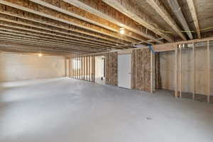 Unfinished basement