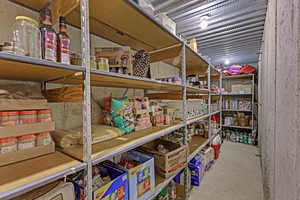 View of storage area