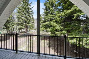 View of deck