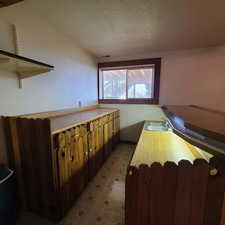 Wet bar in lower level family room