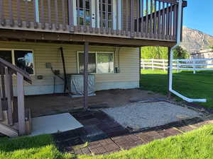 Spot for hot tub