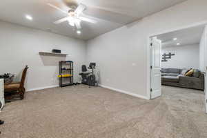 Could be used as a theater room