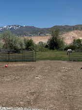 Property view of mountains featuring a rural view