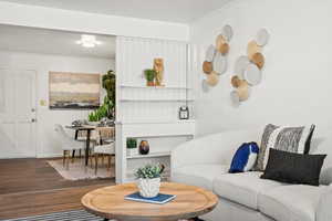 Living room, walking toward dining
