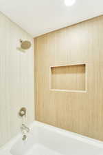 Bathroom with tub / shower combination