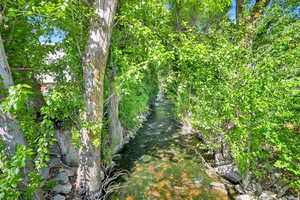 Box Elder Creek runs along the North side of the property.
