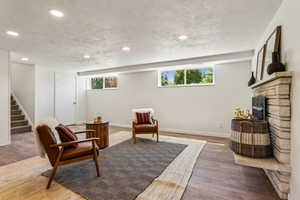 Downstairs family room
