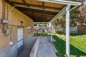 View of patio / terrace with fence