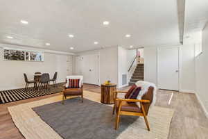 Downstairs family room