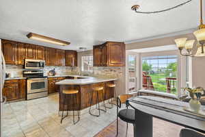 Kitchen and dining area