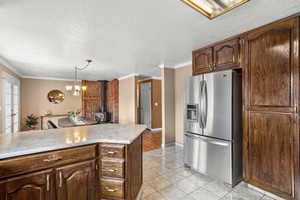 Kitchen with view to dining area