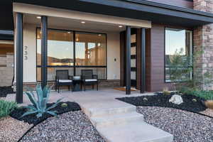 View of entrance to property