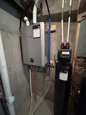 Utilities with newer Tankless water heater and Water softner