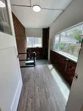 Interior space with a wealth of natural light