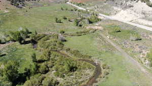 Bird's eye view with a rural view