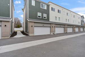 View of front of house featuring brick siding