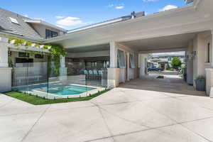 View of swimming pool featuring a swimming pool