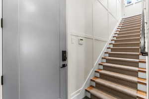 View of stairway