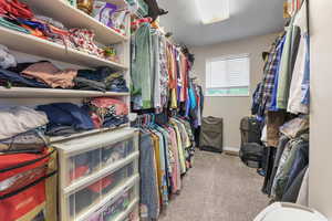 Walk in closet in Primary Bedroom