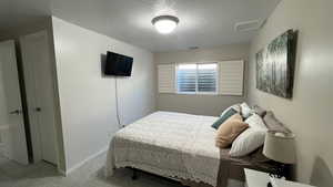 #4 Downstairs Bedroom Suite. Natural Lighting. Egress Windows. Plantation Shutters.