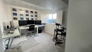 #5 Downstairs Bedroom/Office. Plantation Shutters. Natural Lighting.