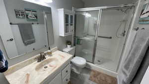 Downstairs Bathroom. Walk-In Shower.