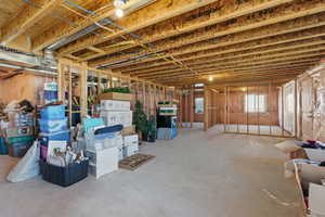 View of basement