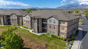Exterior space featuring a mountain view and a residential view
