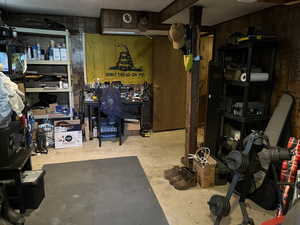 Lower Level Room 7:  Storage with workshop area