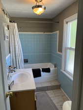 Upper Level Room 4:  Full Bath with Shower