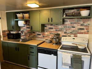 Lower Level Room 3: Kitchen or Break Area.  This room also has it own exterior door.