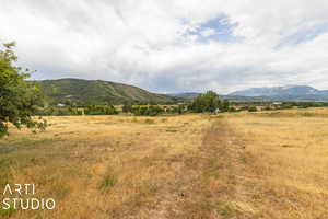 Mountain view with a rural view