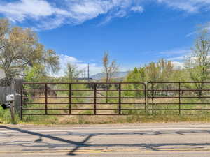 View of gate with fence