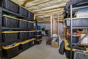 View of storage