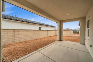 View of patio / terrace featuring a fenced backyard