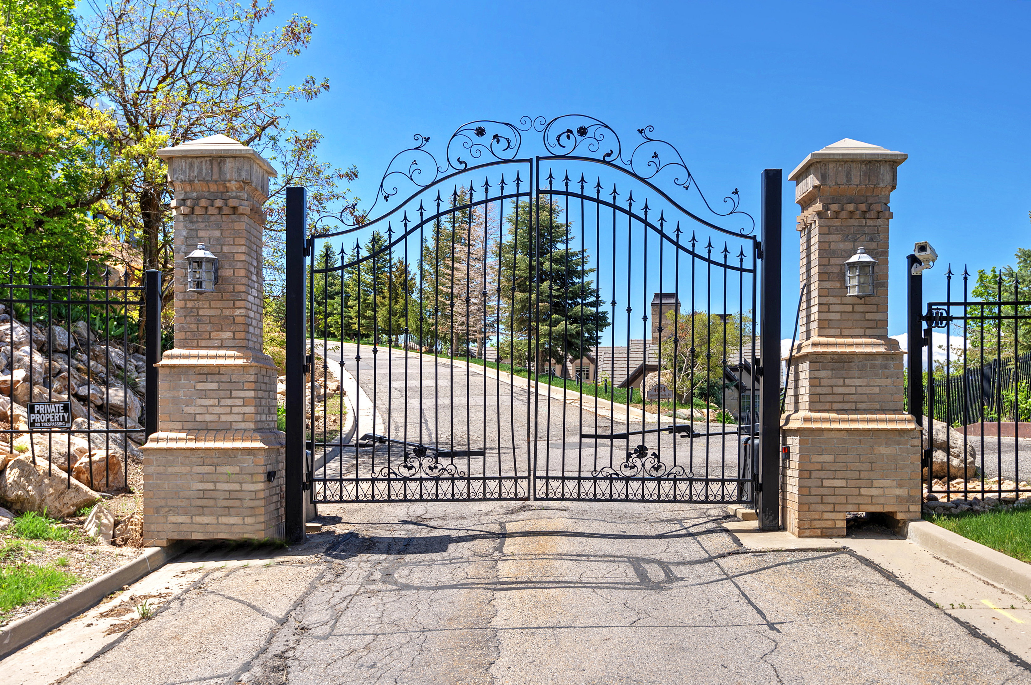 View of gate