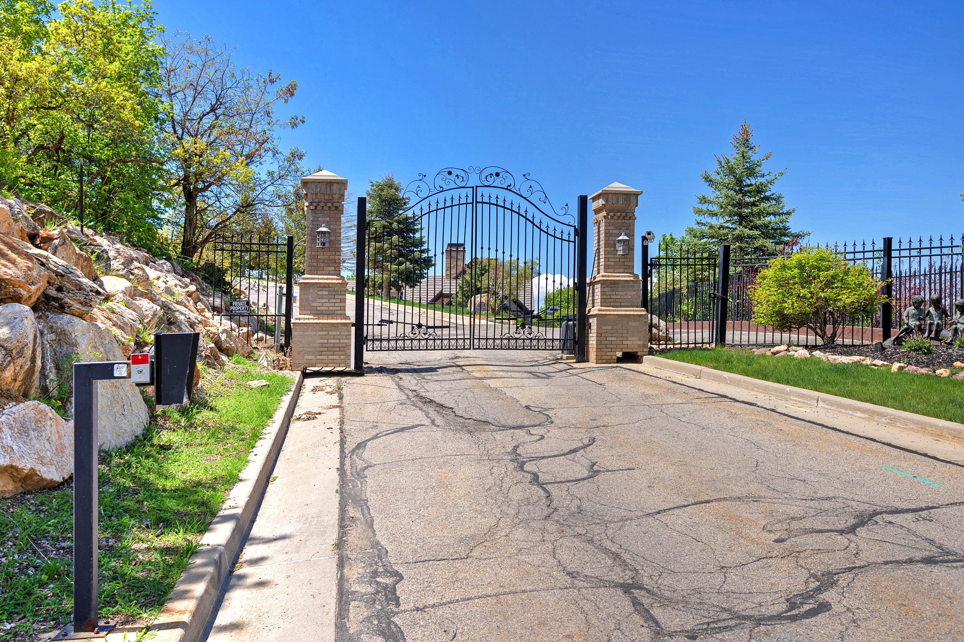 View of gate