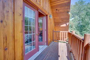 View of deck