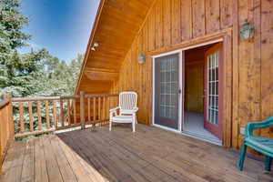 View of deck