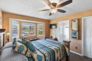 Master Bedroom features a walk in closet