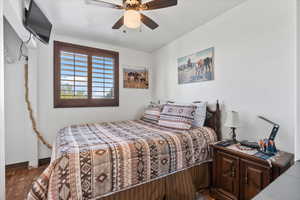 Beautiful wood flooring and wood plantation shutters