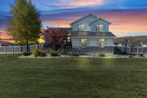 Stunning landscaping with mature trees!