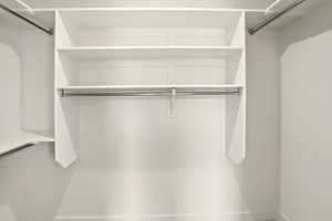 View of spacious closet