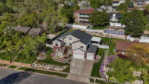 Drone / aerial view featuring a residential view