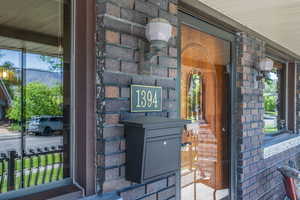 Original refurbished front door