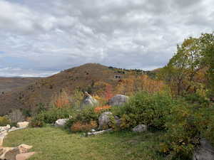 View of mountain background