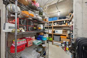 View of storage area