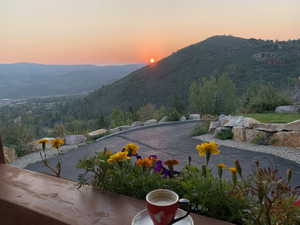 View of mountain backdrop